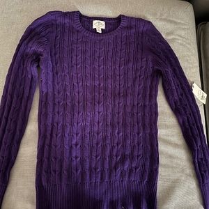 St. Johns Bay Purple Sweater